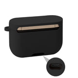 Geekria Silicone Cover Case Compatible with Sony WF-1000XM3, 1000XM3S, 1000XM3B Truly Wireless Noise Canceling Earphone, Earbud Protection Pouch / Silicone Case Cover with Keychain, LED Visible