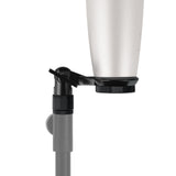 Geekria for Creators Microphone Stand Mount for 22mm / 0.9in Threads Microphones, Microphone Shock Mount Compatible with Samson C01U Pro Adjustable Mic Stand, Hard Mic Holder (Black)