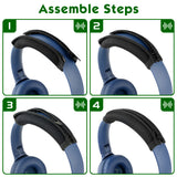 Geekria Flex Fabric Headband Cover Compatible with JBL TUNE 500BT, T500BT, T600BTNC, EVEREST 750, Everest 710, Tunes 760NC, Head Cushion Pad Protector, Replacement Repair Part, Sweat Cover (Black)