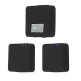 Geekria for Creators Microphone Case Cover Compatible with RODE Wireless Go, Wireless Go II Microphone Receiver and Transmitter, Mic Silicone Protective Case Skin (3 Pack / Black)
