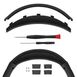 Geekria Replacement Headband Compatible with Sony WH-1000XM3 Headphones, Headband Cushion Cover Repair Parts with Screwdriver & Hinge Clips (Black)