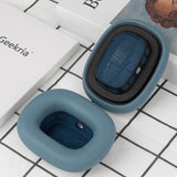 Geekria Elite Sheepskin Replacement Ear Pads Compatible with Apple AirPods Max (A2096)/Max 2 (A3184) Headphones Ear Cushions, Repair Parts (Blue)
