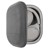 Geekria Shield Headphones Case Compatible with Sony WH1000XM4, WH1000XM3, WH1000XM2, WH-XB910N Case, Replacement Hard Shell Travel Carrying Bag with Accessories Storage (Microfiber Grey)