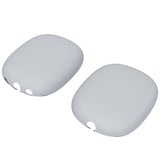 Geekria Silicone Skin Cover for AirPods Max Headphones, Scratch Protection Case / Earpieces Cover / Headset Speakers Skin Protector (Silver)