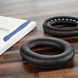 Geekria QuickFit Replacement Ear Pads for Bose QuietComfort 15, QC15, QC2 Headphones Ear Cushions, Headset Earpads, Ear Cups Cover Repair Parts (Black)