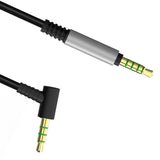 Geekria Audio Cable Compatible with Logitech G Pro X/X2, G433, G233 Gaming Headset Cable, 3.5mm 5 Pole Aux Replacement Stereo Cord (4 ft / 1.2 m)