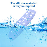 Geekria Remote Control Cover Compatible with Sony PlayStation 5, Silicone Skin Sleeve, Shock-Absorption Washable, Full Body Protective Shell (Blue)