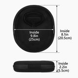 Geekria Elite Charging Headphones Case Compatible with Sony WH-1000XM6/1000XM5/CH720N and More, Replacement Hard Shell Travel Carrying Bag (Black) Without Power Bank