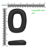 Geekria QuickFit Replacement Ear Pads for Logitech Astro A30 Headphones Ear Cushions, Headset Earpads, Ear Cups Cover Repair Parts (Black)