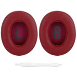 Geekria Replacement Ear Pads Compatible with JBL Tune 720BT/ 750BTNC/ 710BT/ 700BT/ 760NC/ 770NC Wireless Over-Ear Headphones Ear Cushions, Repair Parts (Red)