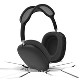 Geekria Silicone Skin Cover Compatible with AirPods Max Headphones, Scratch Protection Case / Earpieces Cover / Headset Speakers Skin Protector (Black)