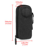 Geekria Portable Carrying Case for Insta360 X5, Hard Shell Travel Storage Case Compatible with Insta360 X5, X4, Water-resistance Mini Protective Hard, Camera Accessories (Dark Grey)