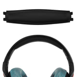 Geekria Protein Leather Headband Pad Compatible with HyperX Cloud Flight/ Flight S Headphones, Replacement Band Repair Part (Black)