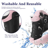Geekria Silicone Controller Cover Compatible with Sony PlayStation VR2, PS VR2 Anti-Fall Protective Handle Sleeve, Soft Ring Hand Grips, Unibody Design (Pink)