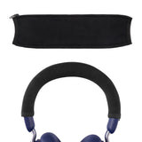 Geekria Flex Fabric Headband Cover Compatible with Jabra Elite 45h, Evolve2 65 UC, Evolve2 40 UC Headphones, Replacement Repair Part, Sweat Cover (Black)