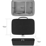 Geekria Audio Interface Carrying Case, Compatible with Universal Audio Apollo Twin X DUO/ Twin X QUAD/ Twin X DUO Gen 2/ Twin X QUAD Gen 2, EVA Hard Shell Travel Bag (Dark Gray)