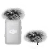 Geekria for Creators Furry Windscreen Compatible with DJI Mic 2, Mic DeadCat Wind Cover Muff, Fluff Cover Windshield, Wind Noise Reduction (Grey / 2 Pack)