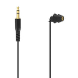 Geekria Sleep Earbuds for Side Sleepers, Wired Stereo to Mono In-Ear Single Earbud, Ultra Soft Lightweight Silicone One Ear Headphone, 3.5mm Headphone Jack Compatible with Android (Black)