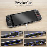 Geekria Silicone Protective Case Compatible with Nintendo Switch 2 features a split-type design, shock absorption, scratch resistance, Ergonomic Grip Design, Charge Without Removing