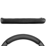 Geekria Protein Leather Headband Pad Compatible with Audio-Technica ATH-M70X Headphones Replacement Band, Headset Head Cushion Cover Repair Part (Black)