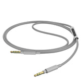 Geekria 3.5mm Audio Cable with Mic Compatible with V-MODA Crossfade 3, LP, LP2, M-200, M-100, M-80, V-80, Replacement Stereo Cord with Inline Microphone and Volume Control (4ft / 1.2m)