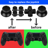 Geekria Replacement Joystick Repair Kit Compatible with Playstation 5, PS4, PS4 Slim, PS4 Pro, CUH-ZCT2, Controller Repair Set (Black)
