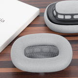 Geekria QuickFit Replacement Ear Pads Compatible with Apple AirPods MAX Headphones Ear Cushions, Repair Parts (Silver)