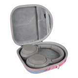 Geekria NOVA Headphones Case Compatible with Sony WH-1000XM5/1000XM4/1000XM3/XB920N, Replacement Hard Shell Travel Carrying Bag with Cable Storage (Pink Marble)
