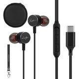Geekria Gaming Earbuds with Mic, USB-C In-Ear Gaming Headphones with Volume Control, Compatible with PS5, Xbox, Switch, PC, Laptop & Phone (3.9ft/1.2m)