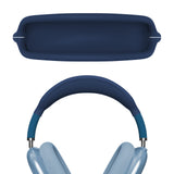 Geekria Silicone Headband Cover Compatible with AirPods Max Headphone, Headband Protector / Headband Replacement Easy DIY Installation No Tool Needed (Blue)