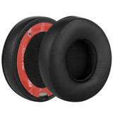 Geekria QuickFit Replacement Ear Pads Compatible with Beats Solo 2 Wireless (B0534) (Not Compatible with Beats Solo2 Wired) On-Ear Headphones Ear Cushions (Black)
