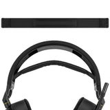 Geekria Flex Fabric Headband Pad Compatible with Corsair HS80 RGB, HS80 MAX Headphones Replacement Band, Repair Part (Black)