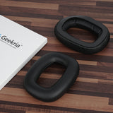 Geekria QuickFit Replacement Ear Pads for Logitech Astro A30 Headphones Ear Cushions, Headset Earpads, Ear Cups Cover Repair Parts (Black)