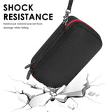 Geekria Shield Speaker Case Compatible with MARSHALL EMBERTON, EMBERTON II/III Cover, Replacement Hard Shell Portable Speaker Protective Carrying Bag with Cable Storage Keychain Hook (Black)