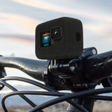 Geekria for Creators Windslayer Cover Wind Muff Compatible with GoPro Hero 13, 12, 11, 10, 9 Action Camera, Housing Frame Case, Video Noise Reduction Sponge Accessories (Black / 2 Pack)