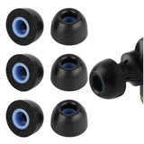 Geekria 3 Pairs Comfort Memory Foam True Wireless Earbuds Ear Tips Compatible with 4.5-6.3mm in-Ear Earphones Nozzle Blocking Noise Foam Tips / Earbud Ear Tips / Tips Eartips (M Size / Short)