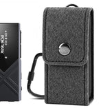 Geekria Portable DAC Carrying Pouch Compatible with FiiO KA13, KA15, KA17, MOONDROP Dawn Pro, HIDIZS S9 Pro Plus, Felt Storage Case, Dark Gray