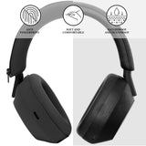 Geekria Silicone Headphone Cover Kits Compatible with Sony WH-1000XM5, WH1000XM5 Wireless Headphones, Scratch Protection Case / Earpieces Cover / Headband Cover / Skin Protector (Black)