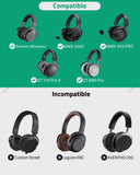 Geekria Shield Headphones Case Compatible with Beyerdynamic T5p, T1, MMX300, HE400S, DTX710/T990/790/770, Replacement Hard Shell Travel Carrying Bag with Cable Storage (Dark Grey)
