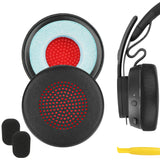 Geekria Replacement Ear Pads for Logitech Zone 301(981-001468), Zone 300, Zone 305 (981-001457) Headphones Ear Cushions, Repair Parts (Black)