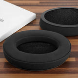 Geekria Comfort Velour Replacement Ear Pads for Sennheiser HD380, HD380 Pro, PXC350, PC350, PC350 SE, PXE350, HME95, HMEC250 Headphones Ear Cushions, Ear Cups Cover Repair Parts (Black)