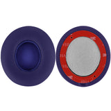 Geekria QuickFit Replacement Ear Pads for Beats Solo 3 (A1796), Solo 3.0 Wireless On-Ear Headphones Ear Cushions, Headset Earpads, Ear Cups Cover Repair Parts (Pop Indigo)