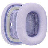 Geekria Comfort Mesh Fabric Replacement Ear Pads Compatible with Apple AirPods MAX (A2096), AirPods MAX2 (A3184) Headphones, Ear Cushions, Repair Parts (Purple)