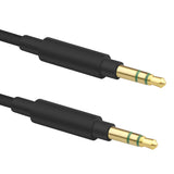 Geekria Audio Cable Compatible with Anker Soundcore H30i, Space One, Q11i, Life 2 Neo/Active, Q30, Q35, Q20i, Q45, Vortex, 3.5mm Aux Replacement Stereo Cord (4 ft / 1.2 m)