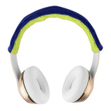 Geekria Knit Fabric Headband Cover Compatible with Bose, AKG, Sennheiser, Sony, Audio-Technica Headphones, Head Cushion Pad Protector, Replacement Repair Part, Easy DIY Installation (Pop Indigo)