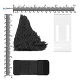 Geekria NOVA Headphone Headband Spacer and Cat Ears Attachment Set Compatible with Razer, JBL, Plantronics, Sennheiser, Logitech, Hyperx, Corsair Headphones, Easy DIY Installation (Black)