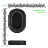 Geekria QuickFit Replacement Ear Pads for Razer BlackShark Stereo Headphones Cushions, Repair Parts (Black)