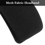 Geekria Mesh Fabric Headband Pad Compatible with Sennheiser RS120/ RS135/ HDR120/ HDR135 Headphones, Replacement Band Repair Part (Black)