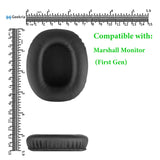 Geekria QuickFit Replacement Ear Pads for Marshall Monitor (First Gen) Headphones Ear Cushions, Headset Earpads, Ear Cups Cover Repair Parts (Black)