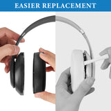 Geekria SNAP Magnetic Ear Pads for Beats Studio 2, 3 Wireless Series Easy Switch Ear Cushions, Exchange Earpads in Seconds ( Velour Black, 1 Pair)